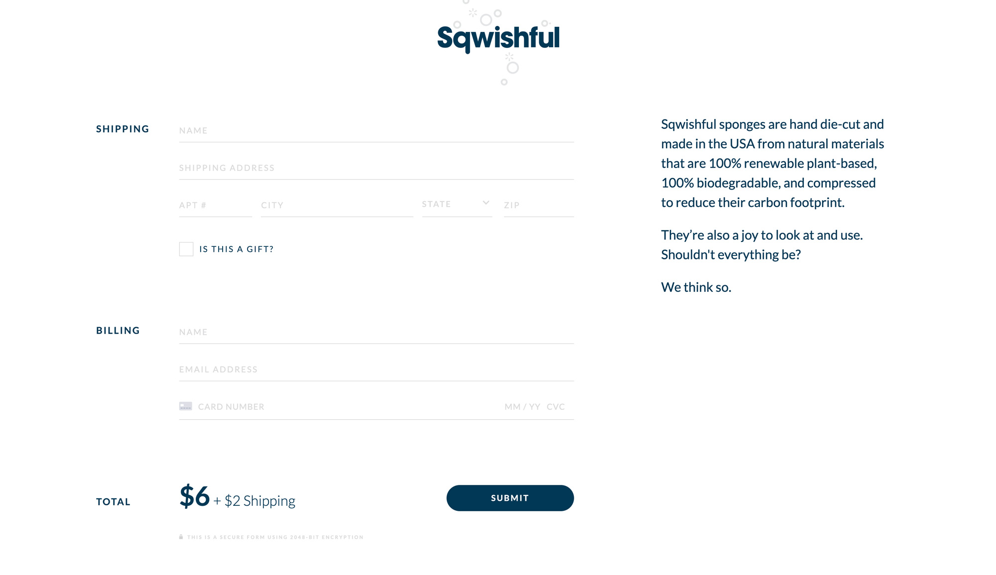 image of sqwishful website