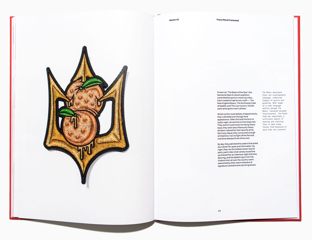 Photo of a book of patches