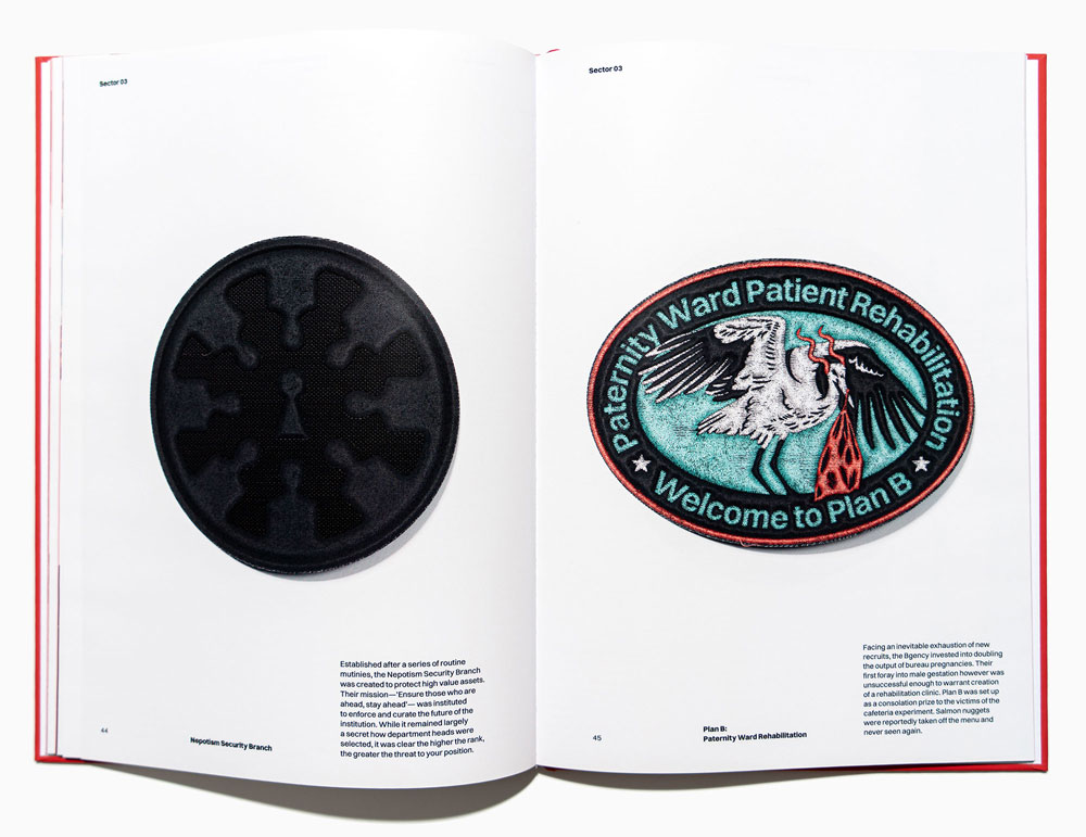 Photo of a book of patches