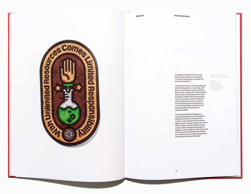Photo of a book of patches
