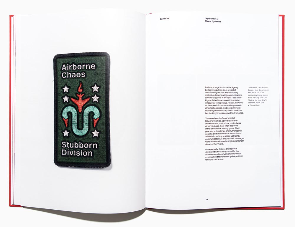 Photo of a book of patches