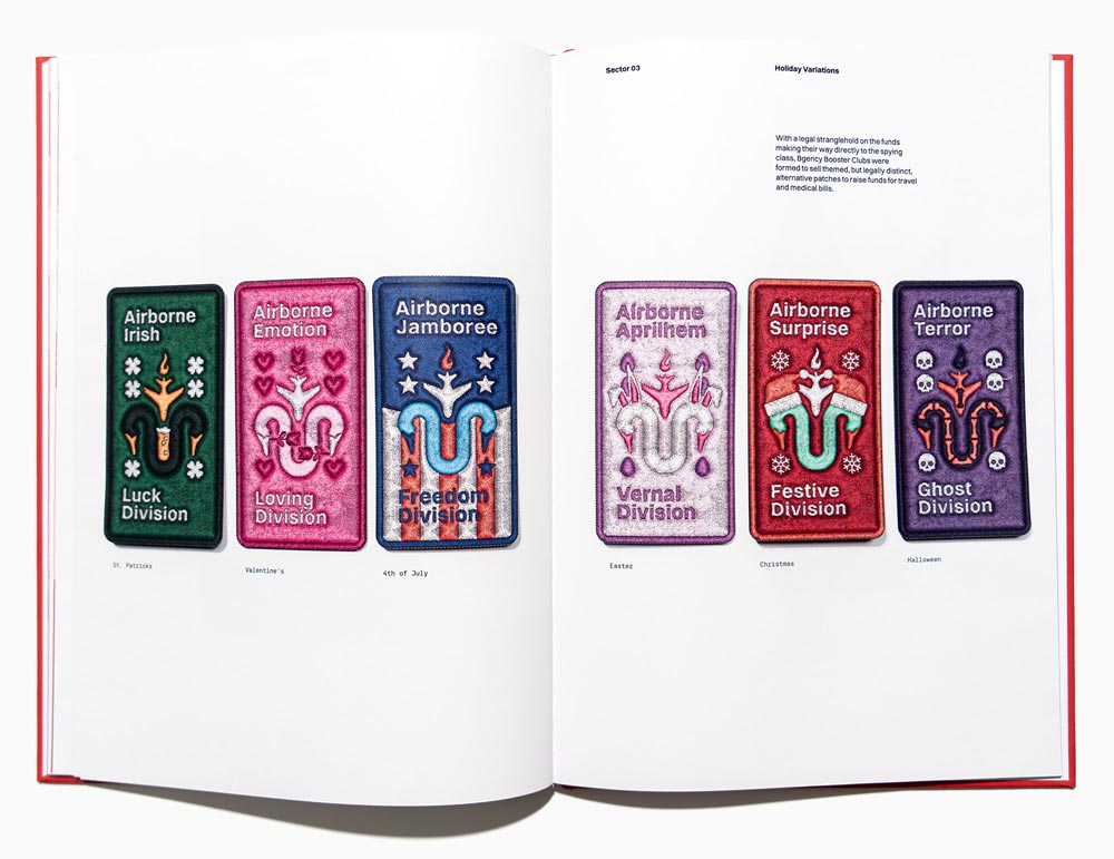 Photo of a book of patches