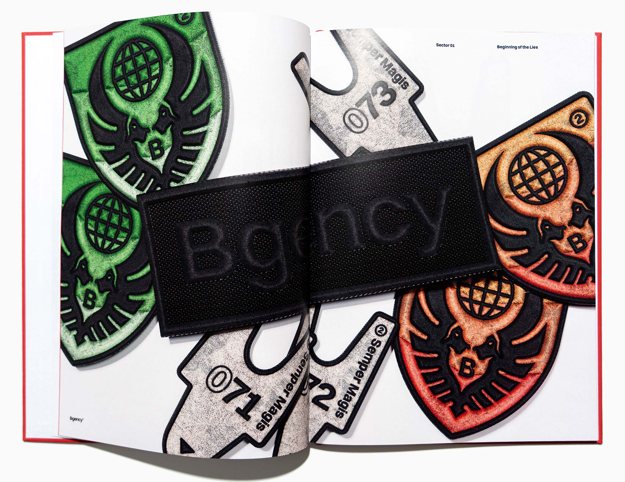 Photo of a book of patches