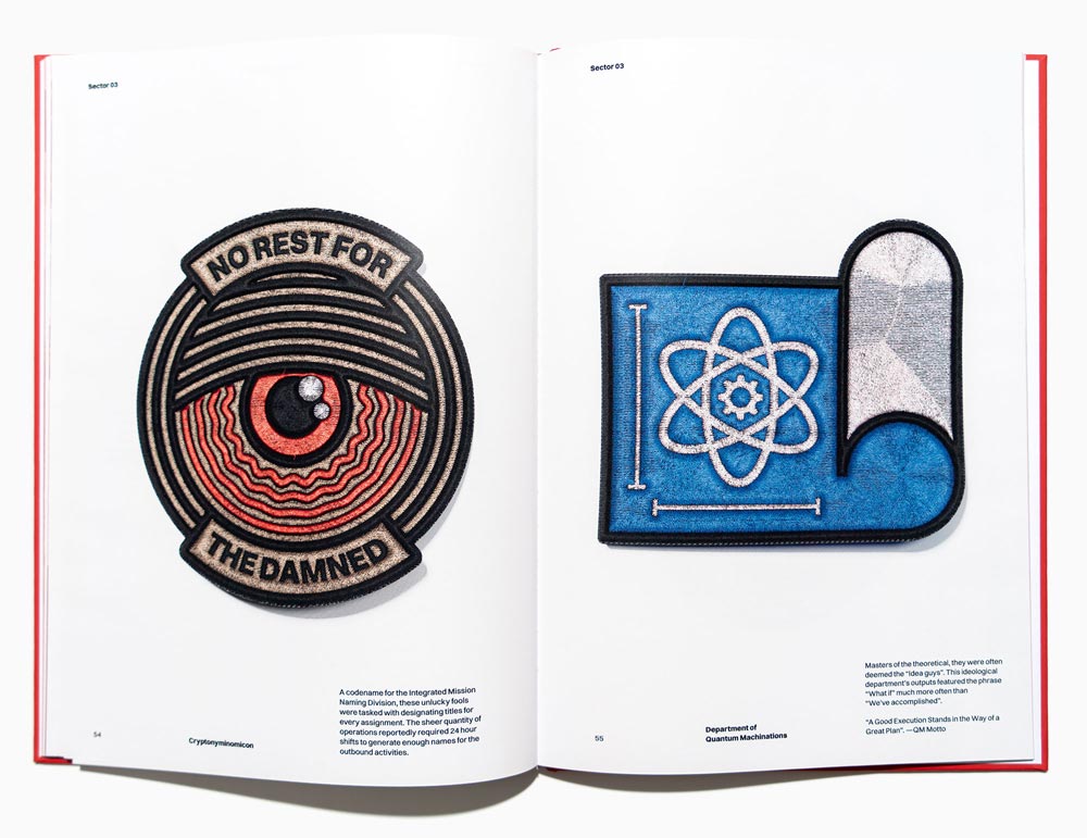 Photo of a book of patches