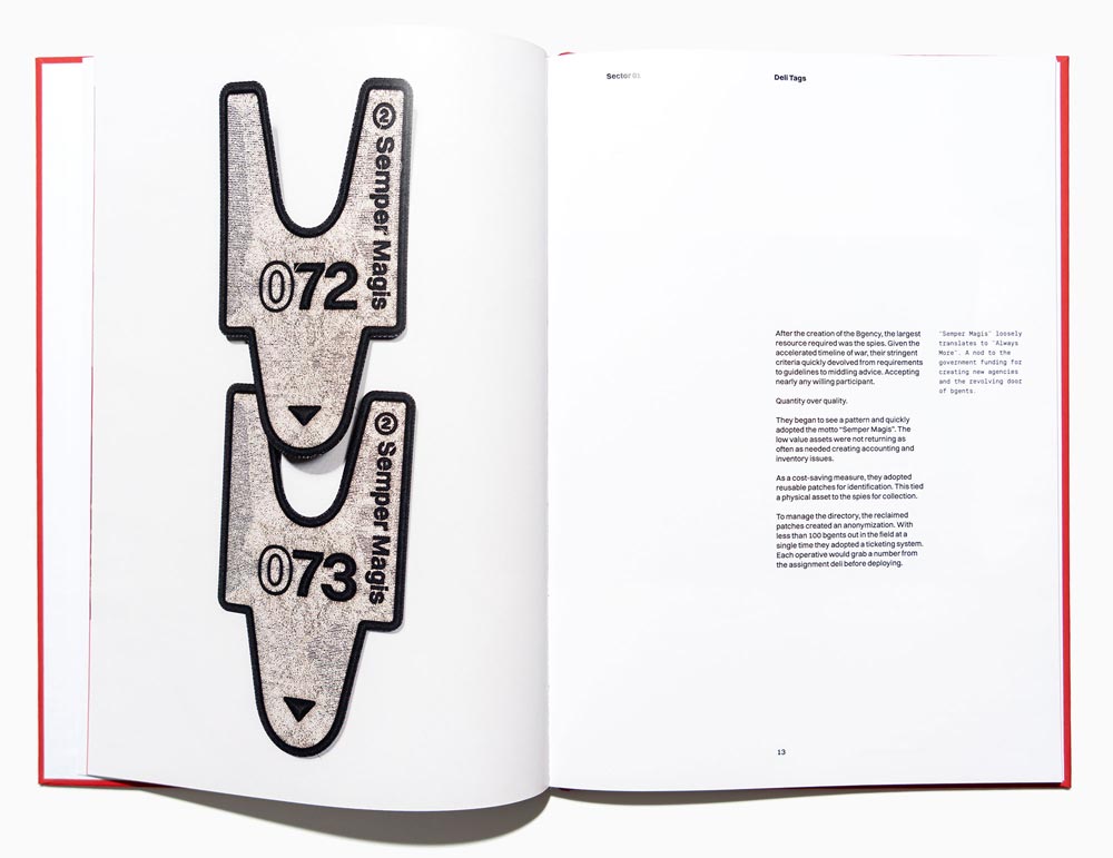 Photo of a book of patches