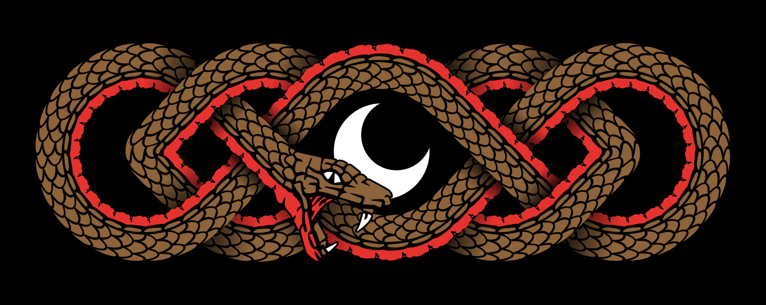 illustration of snake ouroboros