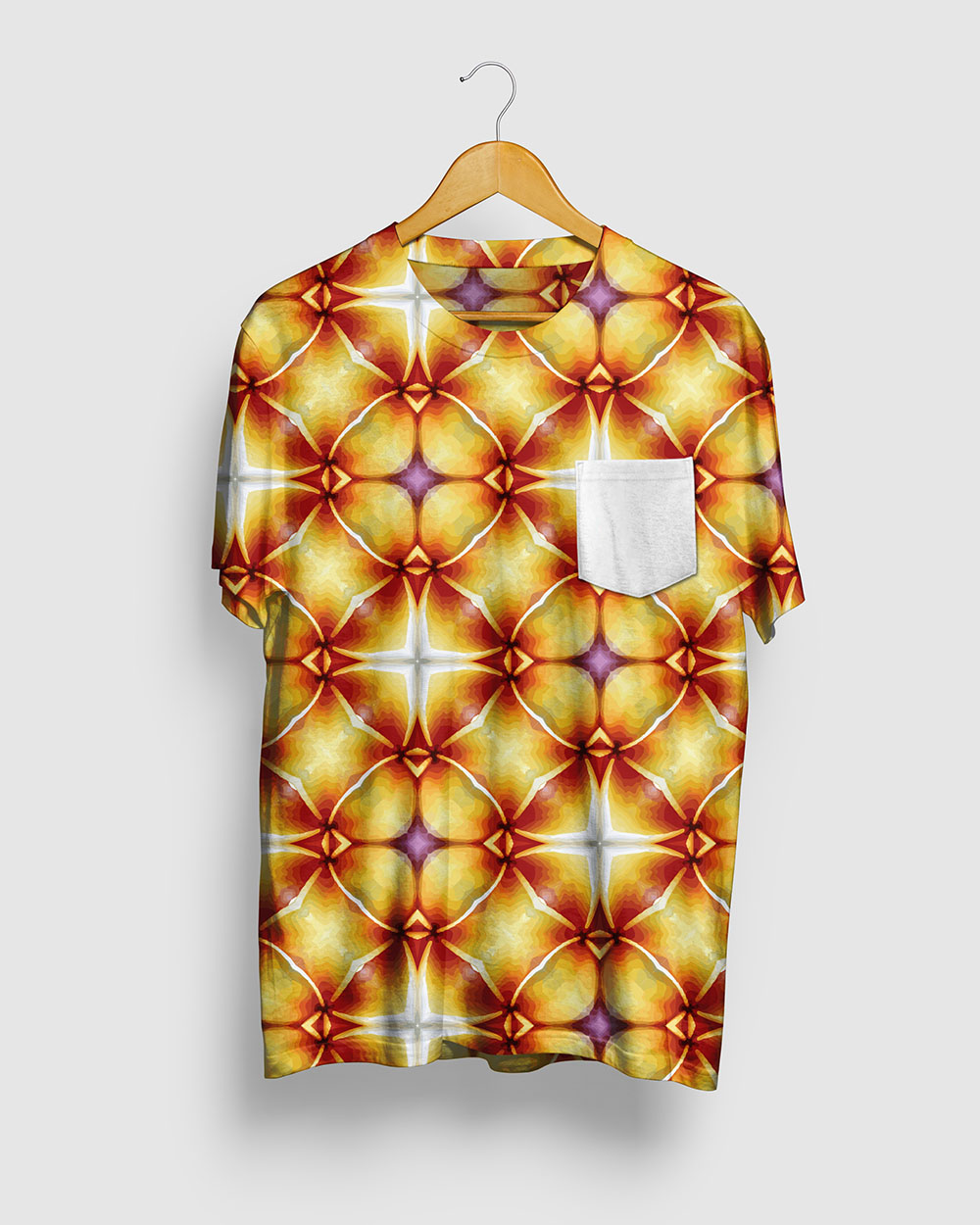 image of beachy patterns on t shirts