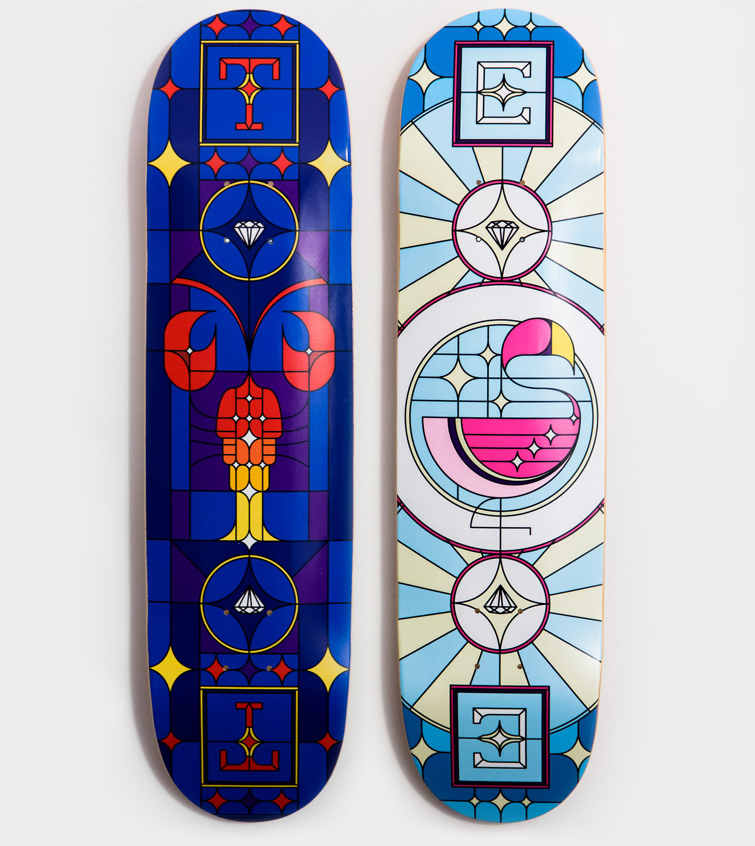 image of two skateboards