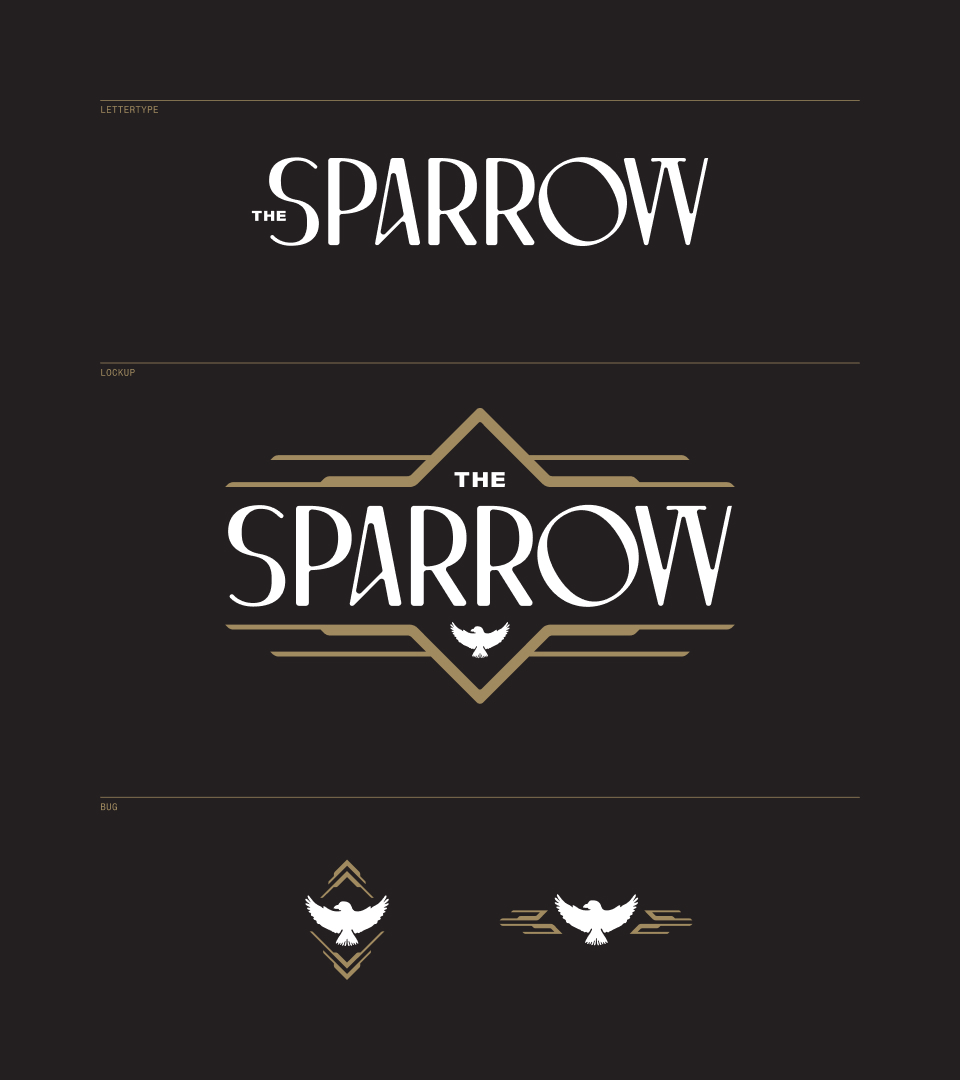 variations of the sparrow logo